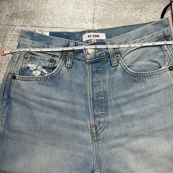 🤍 RE/DONE // 90s High Rise Loose • Breezy Indigo with Rips - Picture 13 of 15